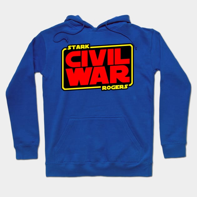 Civil War (colour) Hoodie by ZombieMedia